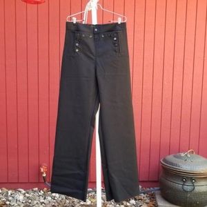 Vintage Deadstock Navy Wool Sailor Pants